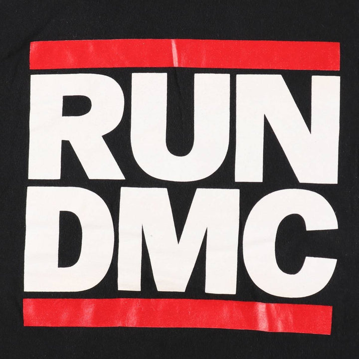 ALSTYLE RUN DMC Rap T-Shirt (Men's Size L) cotton black type Vintage Second Hand