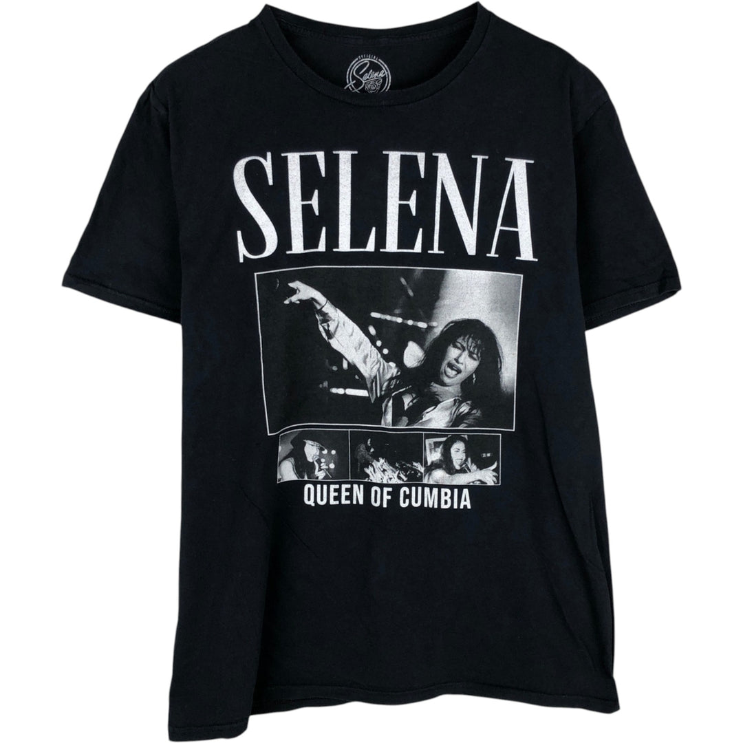 SELENA QUINTANILLA Band T-shirt (Men's size L) cotton black type Vintage Second Hand