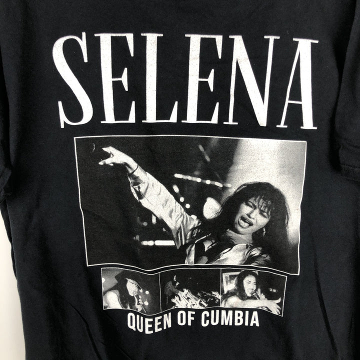 SELENA QUINTANILLA Band T-shirt (Men's size L) cotton black type Vintage Second Hand