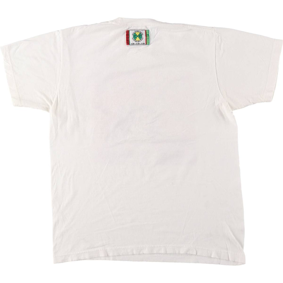 Cross Colours Will Smith Wrap T-Shirt (Men's Size M) cotton white type Vintage Second Hand
