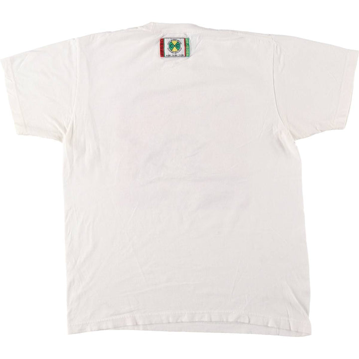 Cross Colours Will Smith Wrap T-Shirt (Men's Size M) cotton white type Vintage Second Hand