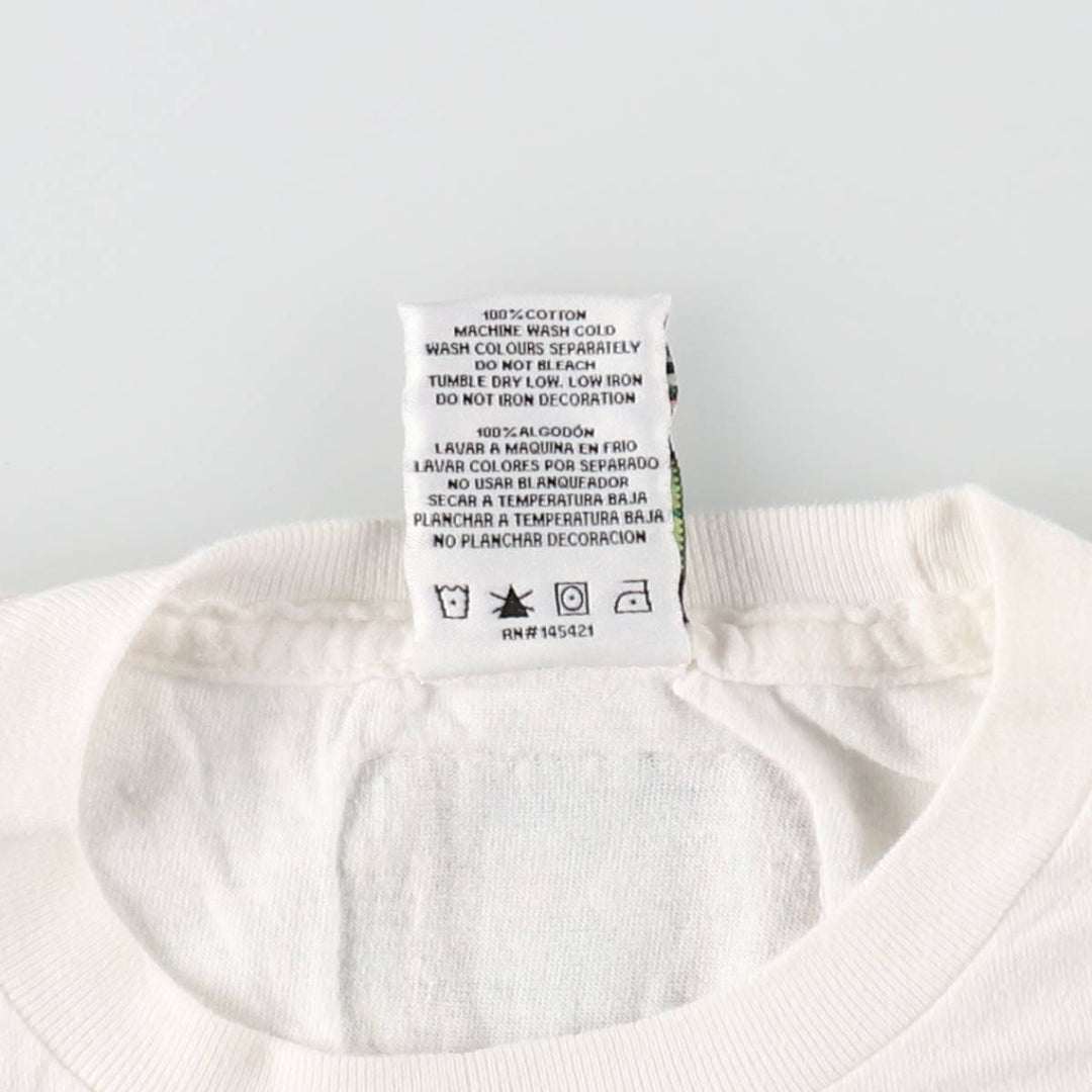 Cross Colours Will Smith Wrap T-Shirt (Men's Size M) cotton white type Vintage Second Hand