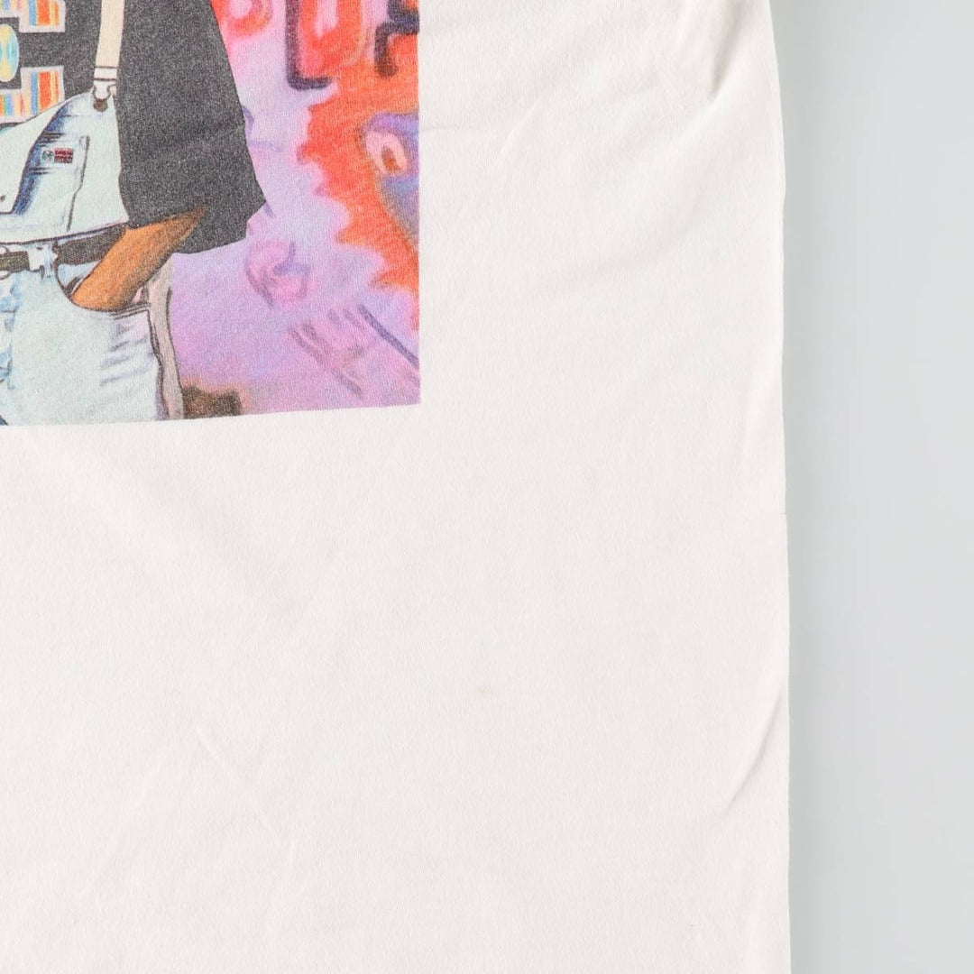 Cross Colours Will Smith Wrap T-Shirt (Men's Size M) cotton white type Vintage Second Hand