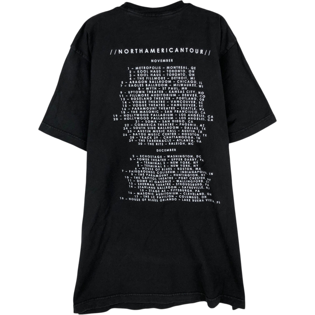 THE 1975 (The Nineteen Seventy-Five) Band T-Shirt, Men's Size L (approx.) polyester black type Vintage Second Hand
