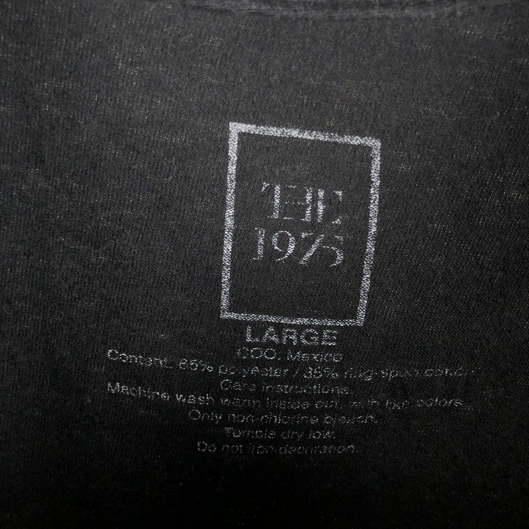 THE 1975 (The Nineteen Seventy-Five) Band T-Shirt, Men's Size L (approx.) polyester black type Vintage Second Hand