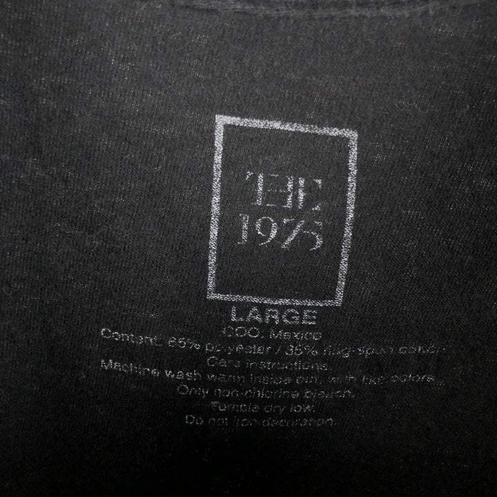 THE 1975 (The Nineteen Seventy-Five) Band T-Shirt, Men's Size L (approx.) polyester black type Vintage Second Hand