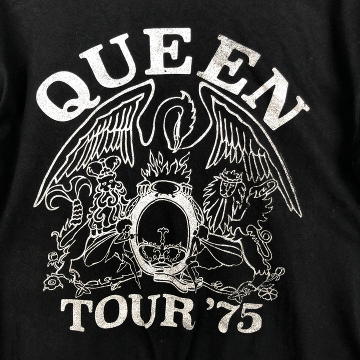 PORT and COMPANY QUEEN Band T-shirt (Men's XL equivalent) cotton black type Vintage Second Hand