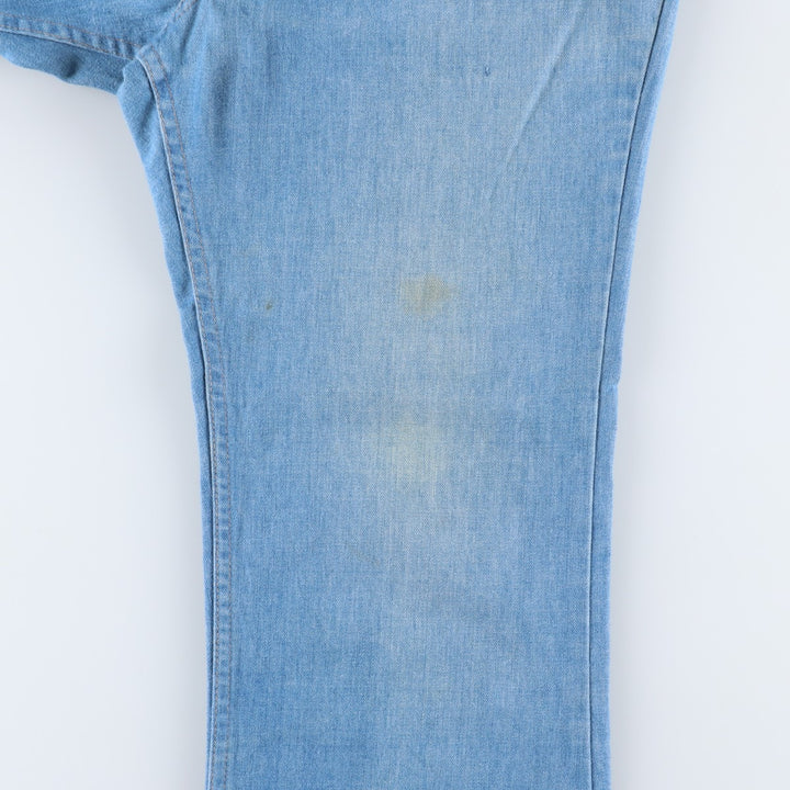 70s-80'S Levi's for men 43417-0812 Orange Tab Bootcut Denim Pants Men's W35 Vintage unclear blue type Vintage Second Hand