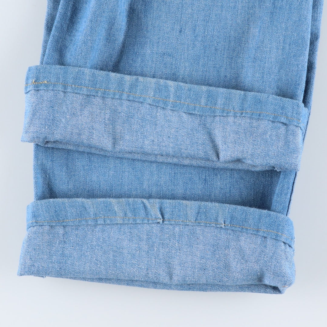 70s-80'S Levi's for men 43417-0812 Orange Tab Bootcut Denim Pants Men's W35 Vintage unclear blue type Vintage Second Hand