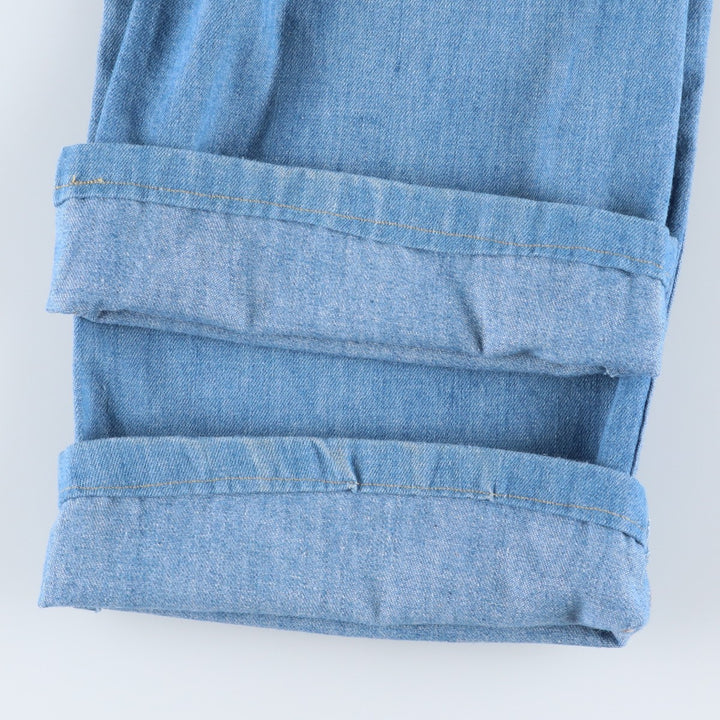70s-80'S Levi's for men 43417-0812 Orange Tab Bootcut Denim Pants Men's W35 Vintage unclear blue type Vintage Second Hand