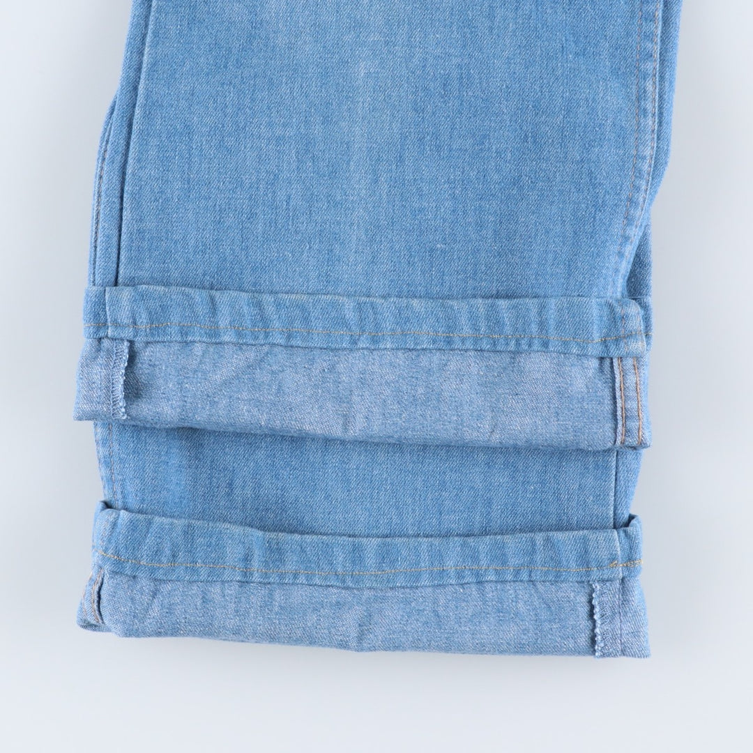 70s-80'S Levi's for men 43417-0812 Orange Tab Bootcut Denim Pants Men's W35 Vintage unclear blue type Vintage Second Hand