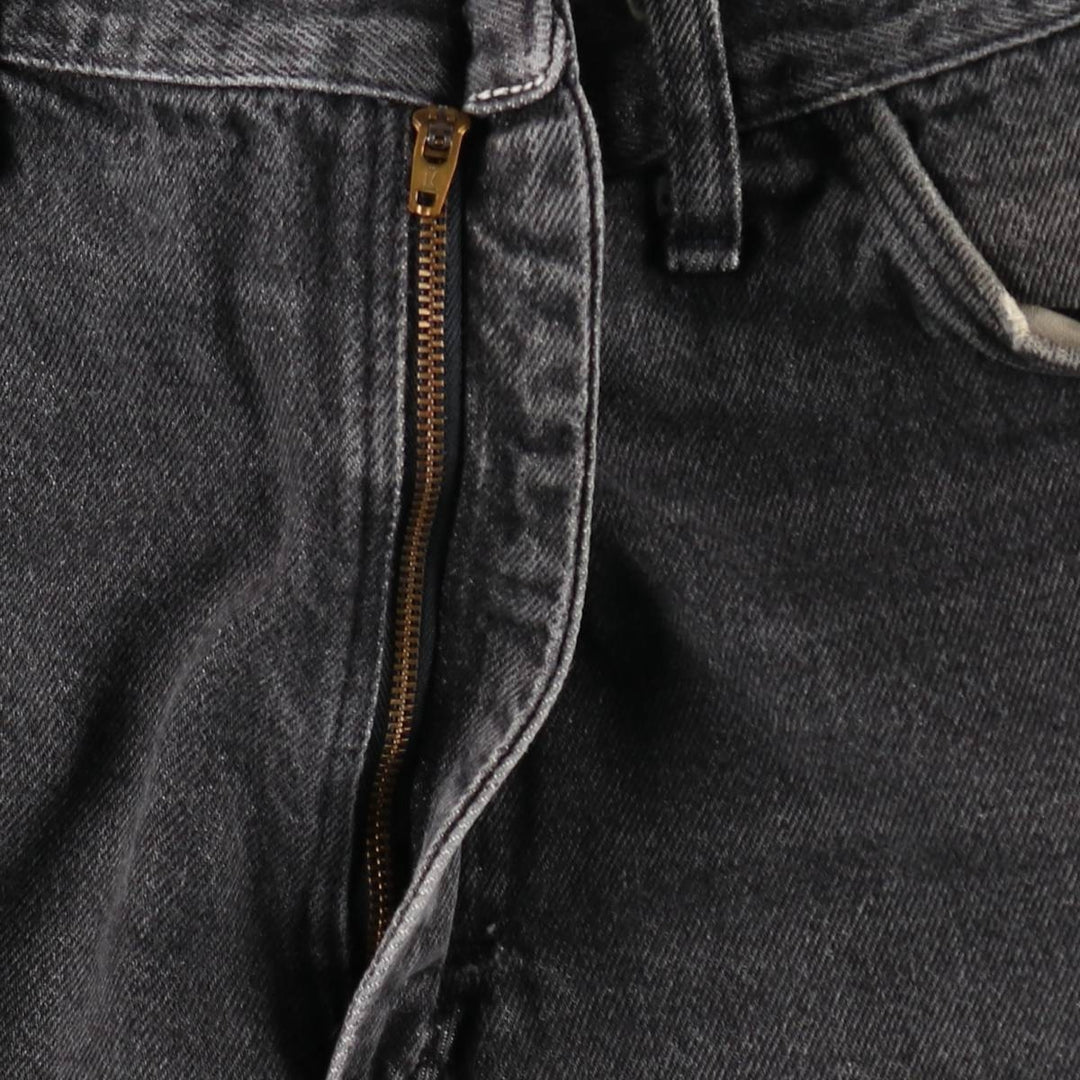 90s-00'S Rustler Black Denim Flare Cut Denim Pants, Made in USA, Men's W36 (approx.), Vintage cotton black type Vintage Second Hand