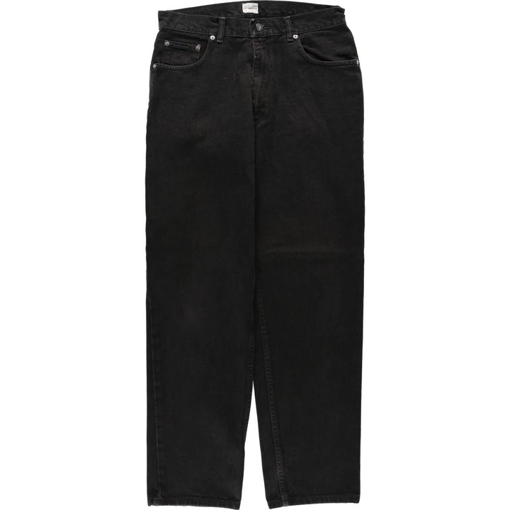 90s-00'S Calvin Klein Jeans, Black Denim, Tapered Jeans, Men's W32 (approx.), Vintage cotton black type Vintage Second Hand