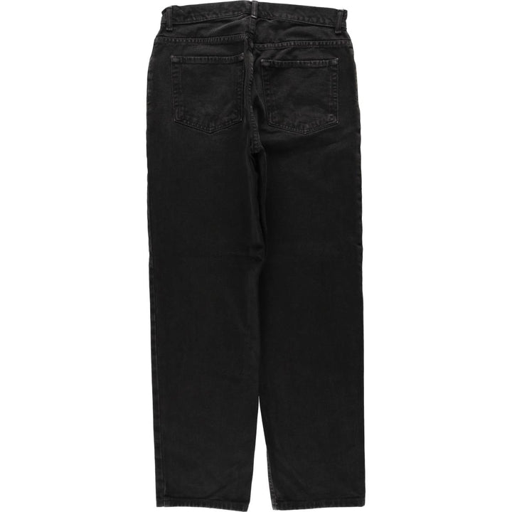 90s-00'S Calvin Klein Jeans, Black Denim, Tapered Jeans, Men's W32 (approx.), Vintage cotton black type Vintage Second Hand