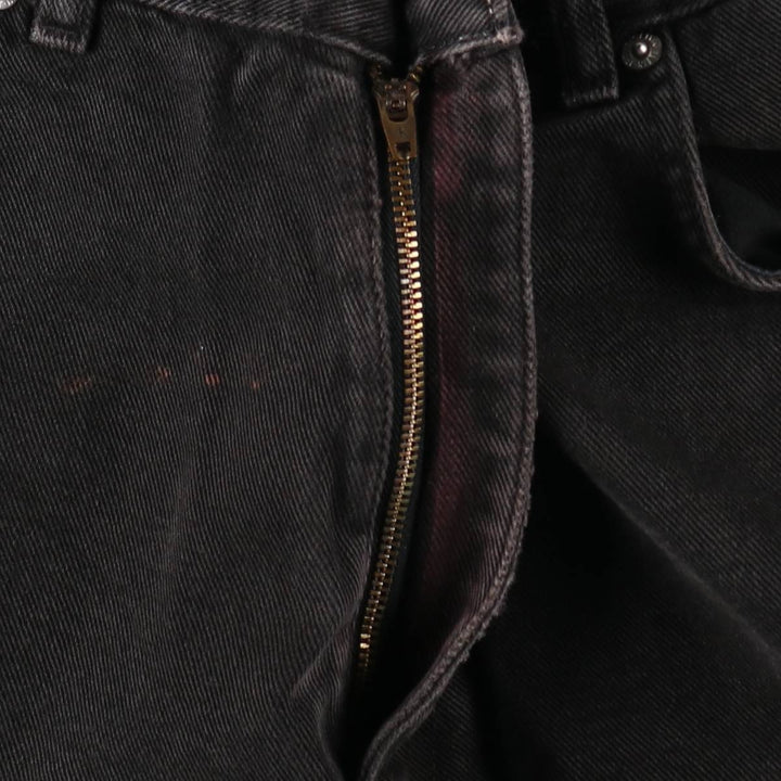 90s-00'S Calvin Klein Jeans, Black Denim, Tapered Jeans, Men's W32 (approx.), Vintage cotton black type Vintage Second Hand