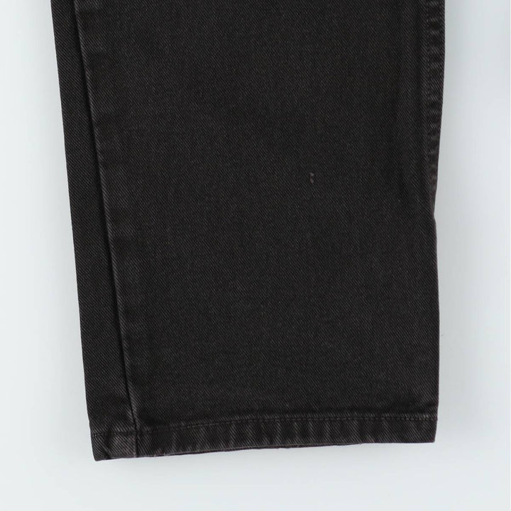 90s-00'S Calvin Klein Jeans, Black Denim, Tapered Jeans, Men's W32 (approx.), Vintage cotton black type Vintage Second Hand