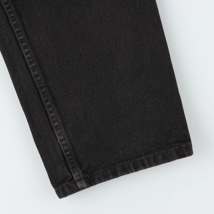 90s-00'S Calvin Klein Jeans, Black Denim, Tapered Jeans, Men's W32 (approx.), Vintage cotton black type Vintage Second Hand