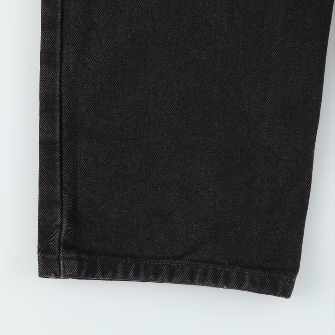 90s-00'S Calvin Klein Jeans, Black Denim, Tapered Jeans, Men's W32 (approx.), Vintage cotton black type Vintage Second Hand