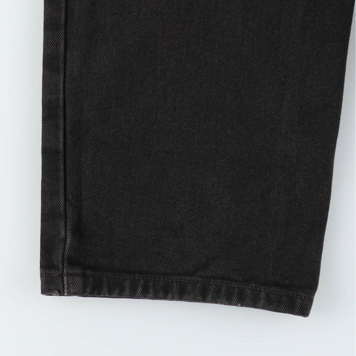 90s-00'S Calvin Klein Jeans, Black Denim, Tapered Jeans, Men's W32 (approx.), Vintage cotton black type Vintage Second Hand