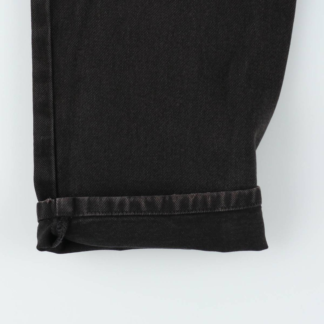 90s-00'S Calvin Klein Jeans, Black Denim, Tapered Jeans, Men's W32 (approx.), Vintage cotton black type Vintage Second Hand