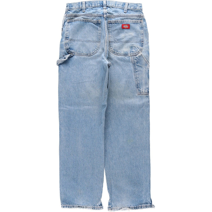 Dickies denim painter pants for men, equivalent to W31 cotton blue type Vintage Second Hand