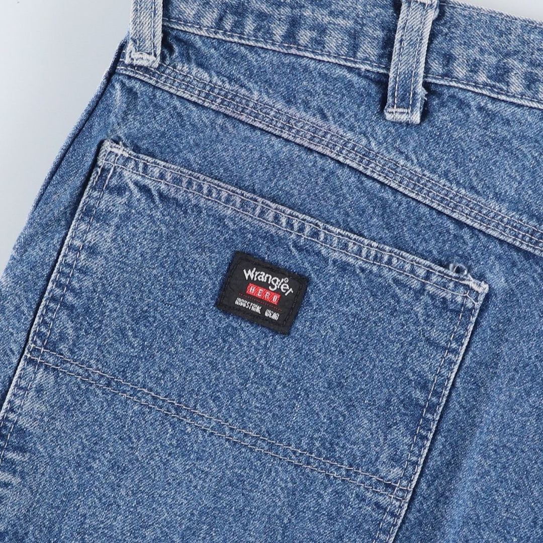 Wrangler HERO denim painter pants, men's size W37 (approx.) cotton blue type Vintage Second Hand