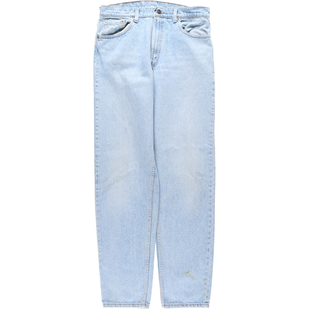 Levi's 00550-4834 Tapered Denim Pants, Made in USA, Men's Size W33 (approx.) cotton blue type Vintage Second Hand