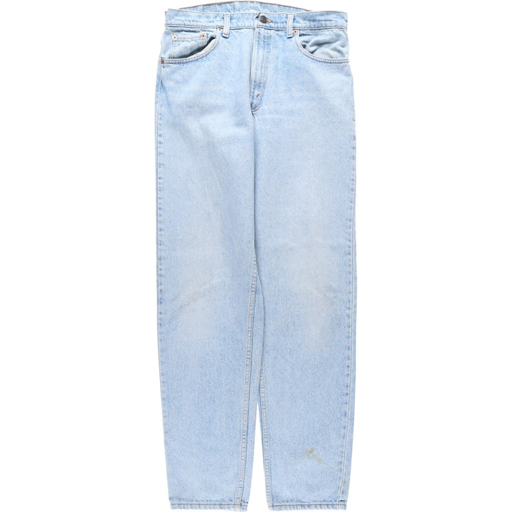 Levi's 00550-4834 Tapered Denim Pants, Made in USA, Men's Size W33 (approx.) cotton blue type Vintage Second Hand