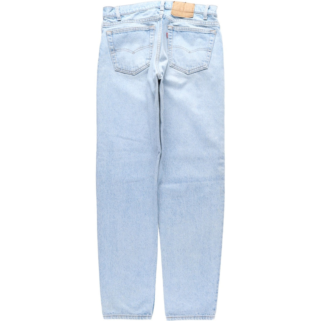 Levi's 00550-4834 Tapered Denim Pants, Made in USA, Men's Size W33 (approx.) cotton blue type Vintage Second Hand