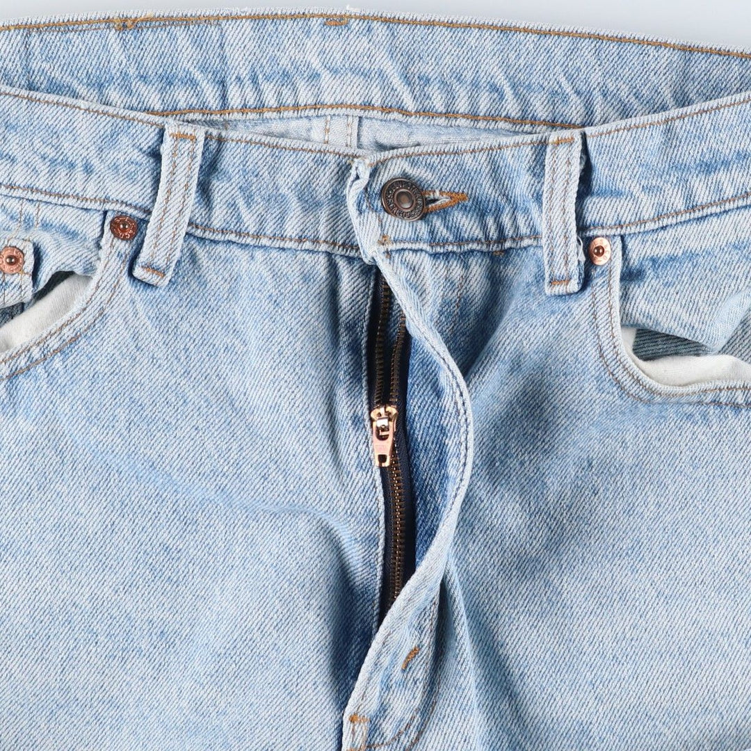 Levi's 00550-4834 Tapered Denim Pants, Made in USA, Men's Size W33 (approx.) cotton blue type Vintage Second Hand