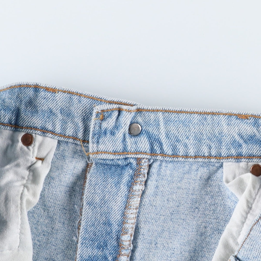 Levi's 00550-4834 Tapered Denim Pants, Made in USA, Men's Size W33 (approx.) cotton blue type Vintage Second Hand