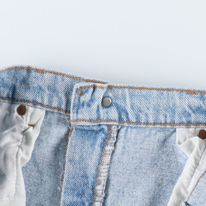 Levi's 00550-4834 Tapered Denim Pants, Made in USA, Men's Size W33 (approx.) cotton blue type Vintage Second Hand