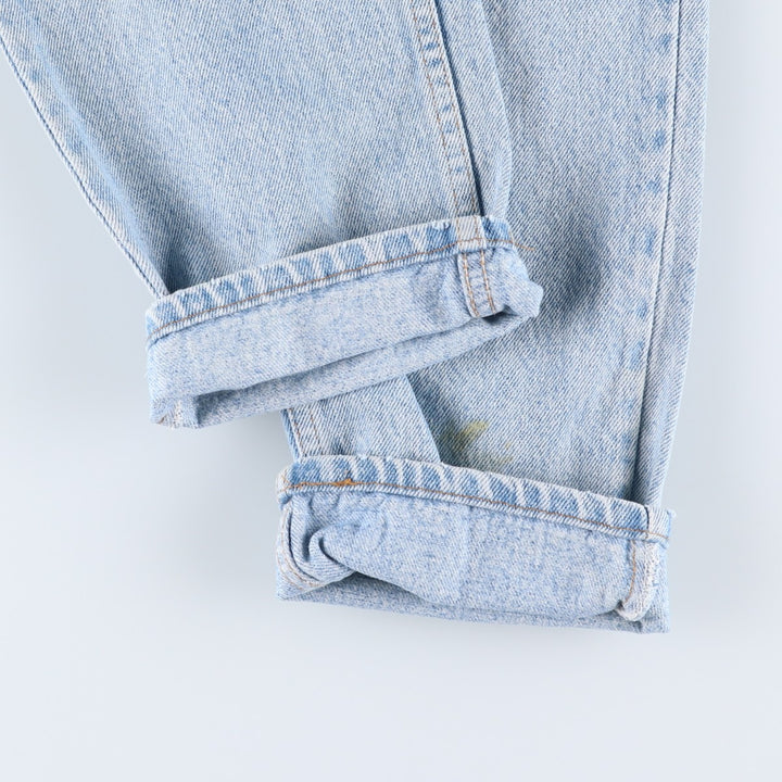 Levi's 00550-4834 Tapered Denim Pants, Made in USA, Men's Size W33 (approx.) cotton blue type Vintage Second Hand