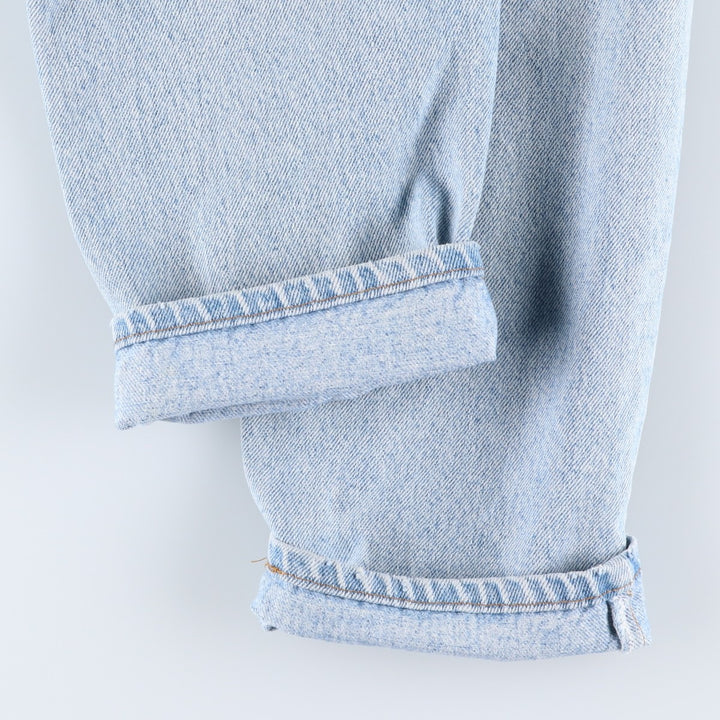 Levi's 00550-4834 Tapered Denim Pants, Made in USA, Men's Size W33 (approx.) cotton blue type Vintage Second Hand