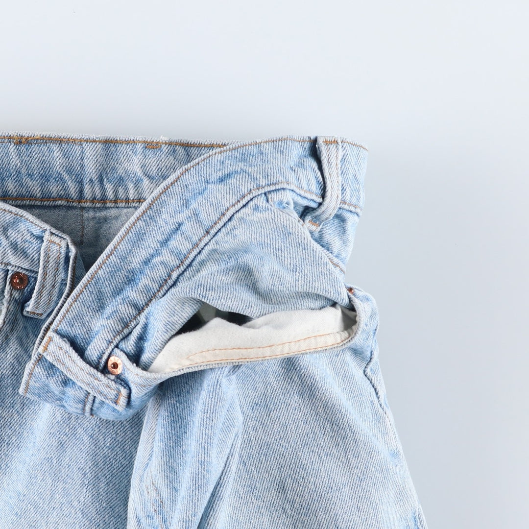 Levi's 00550-4834 Tapered Denim Pants, Made in USA, Men's Size W33 (approx.) cotton blue type Vintage Second Hand
