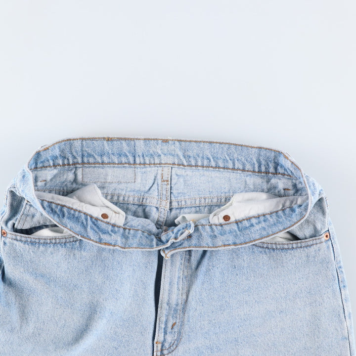 Levi's 00550-4834 Tapered Denim Pants, Made in USA, Men's Size W33 (approx.) cotton blue type Vintage Second Hand