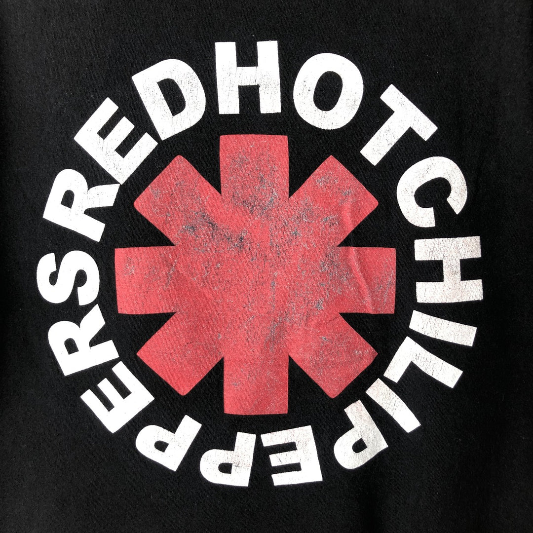 RED HOT CHILI PEPPERS Red Hot Chili Peppers Band T-shirt Band T Men's S equivalent unclear black type Vintage Second Hand