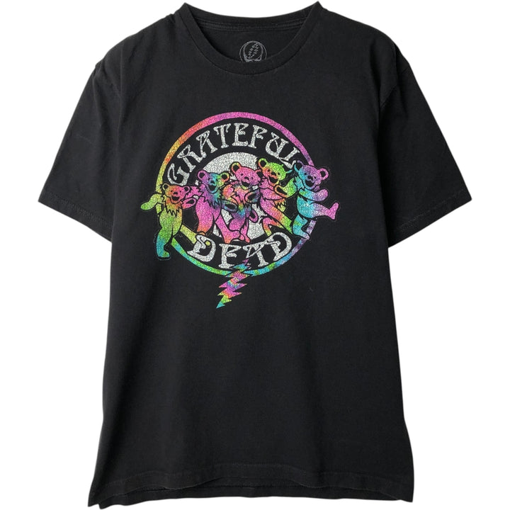 GRATEFUL DEAD DEAD BEAR Band T-shirt (Men's size M) cotton black type Vintage Second Hand