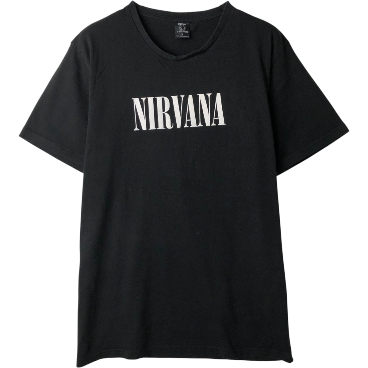 NIRVANA ニルヴァーナ バンドTシャツ バンT メンズL相当 cotton black