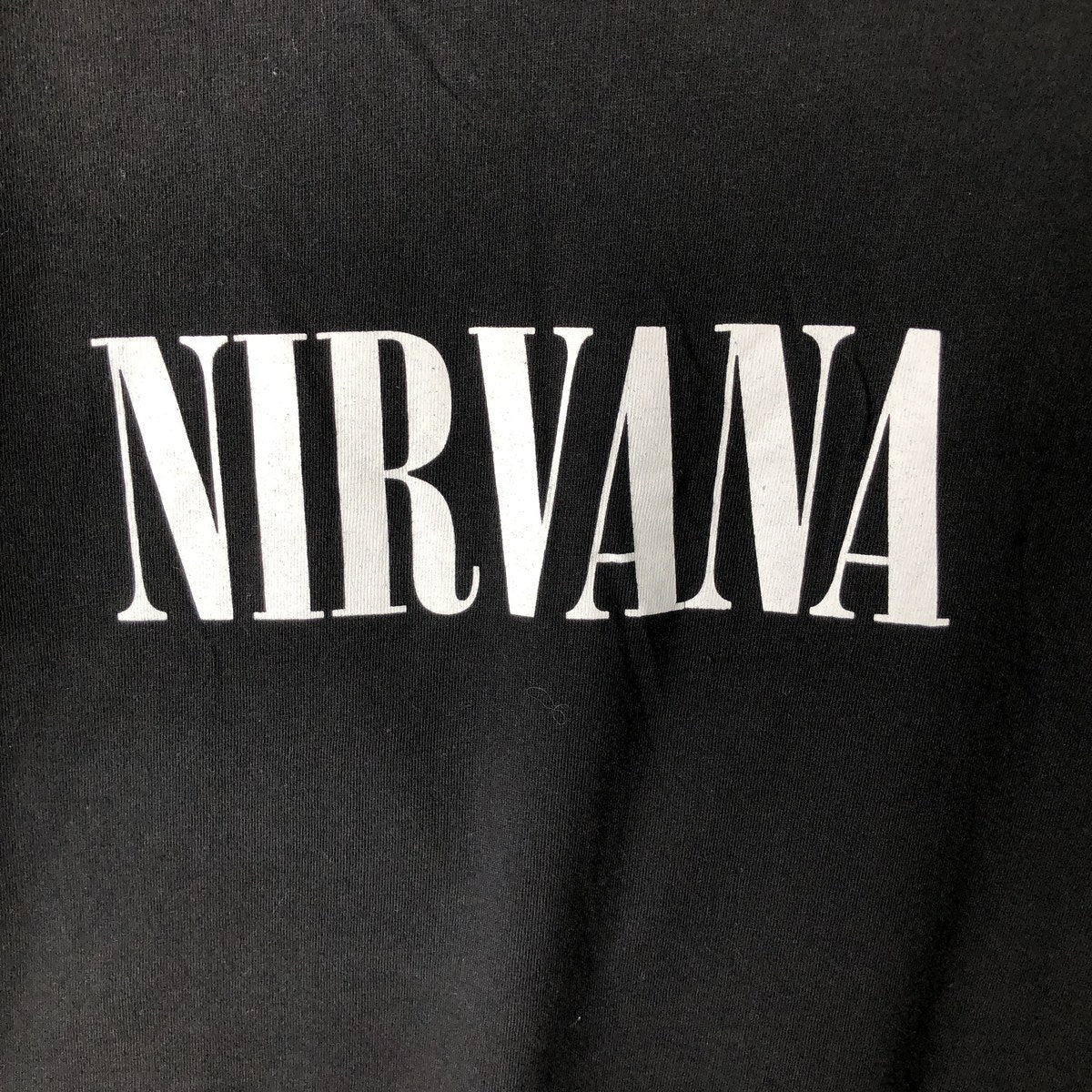 NIRVANA Anvil ニルヴァーナ バンドTシャツ ブラック Lサイズ NIRVANA ニルヴァーナ バンドTシャツ バンT メンズL相当 cotton black