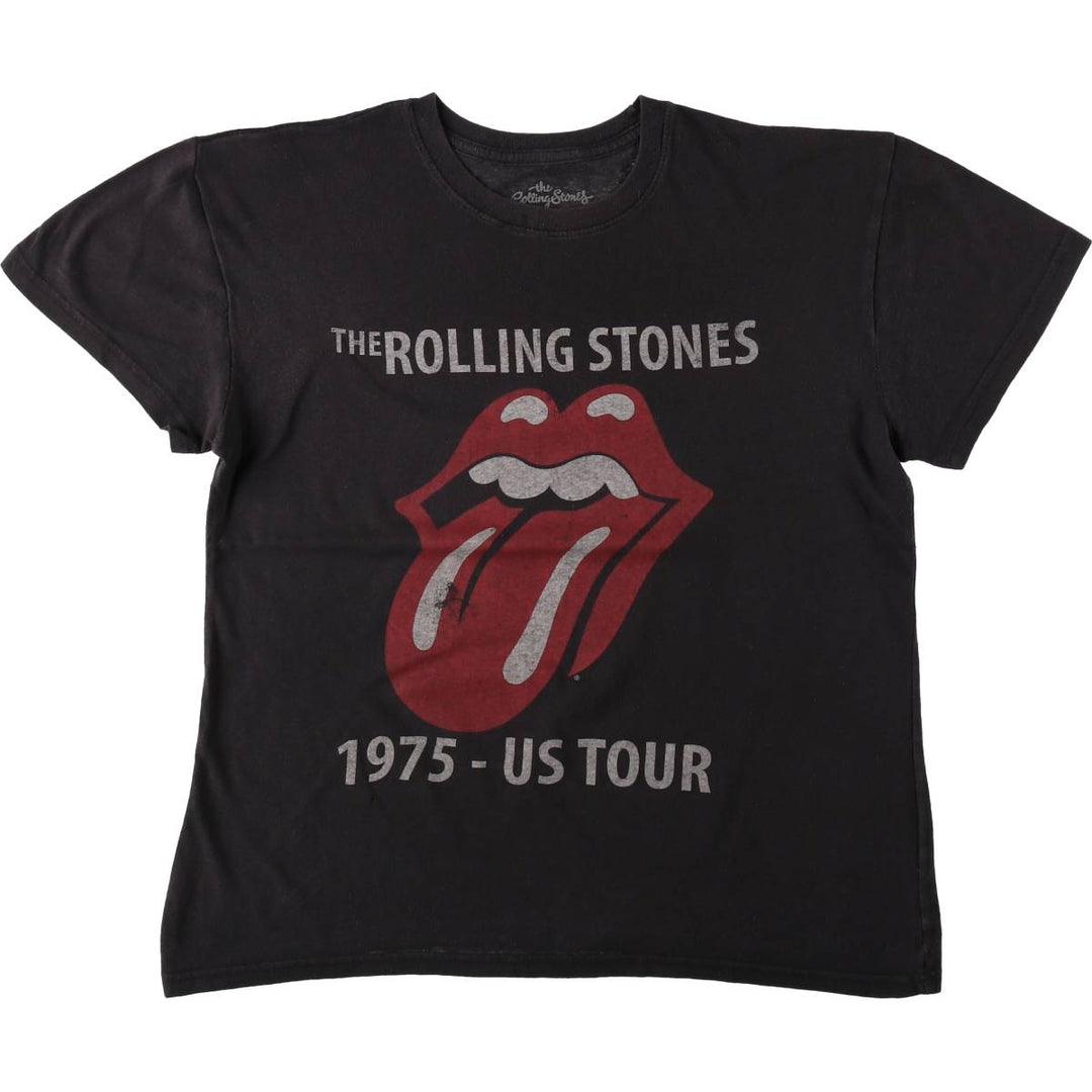The Rolling Stones Band T-shirt, Men's M size cotton Charcoal Vintage Second Hand