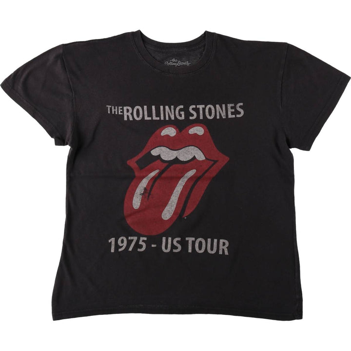 The Rolling Stones Band T-shirt, Men's M size cotton Charcoal Vintage Second Hand