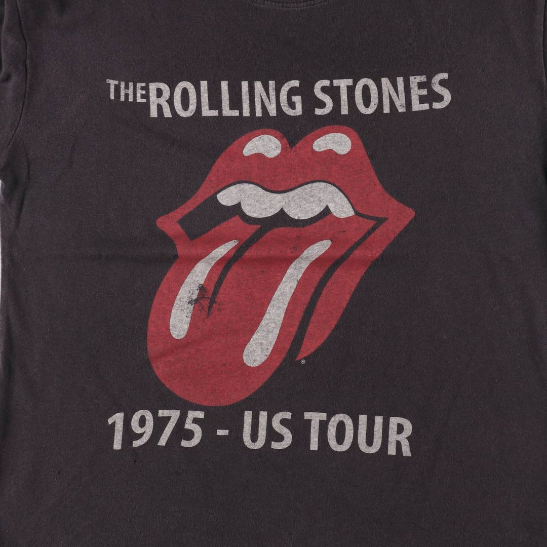 The Rolling Stones Band T-shirt, Men's M size cotton Charcoal Vintage Second Hand