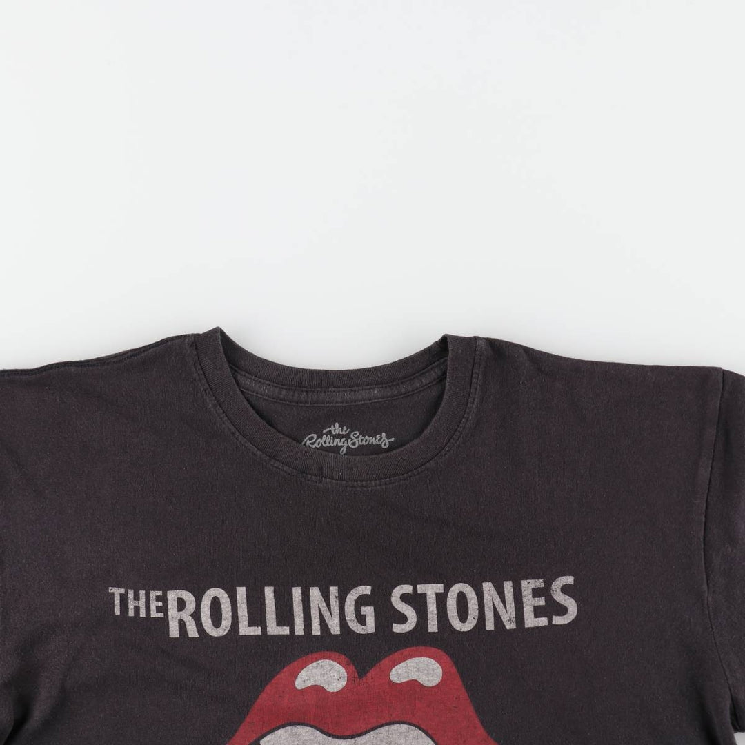 The Rolling Stones Band T-shirt, Men's M size cotton Charcoal Vintage Second Hand