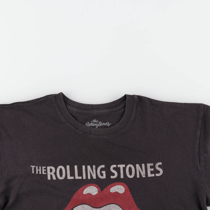 The Rolling Stones Band T-shirt, Men's M size cotton Charcoal Vintage Second Hand