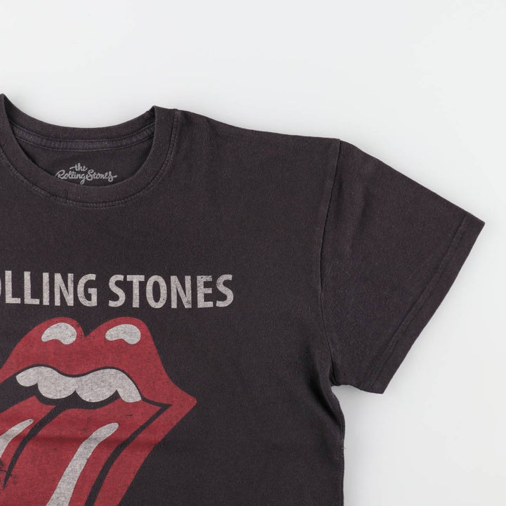 The Rolling Stones Band T-shirt, Men's M size cotton Charcoal Vintage Second Hand