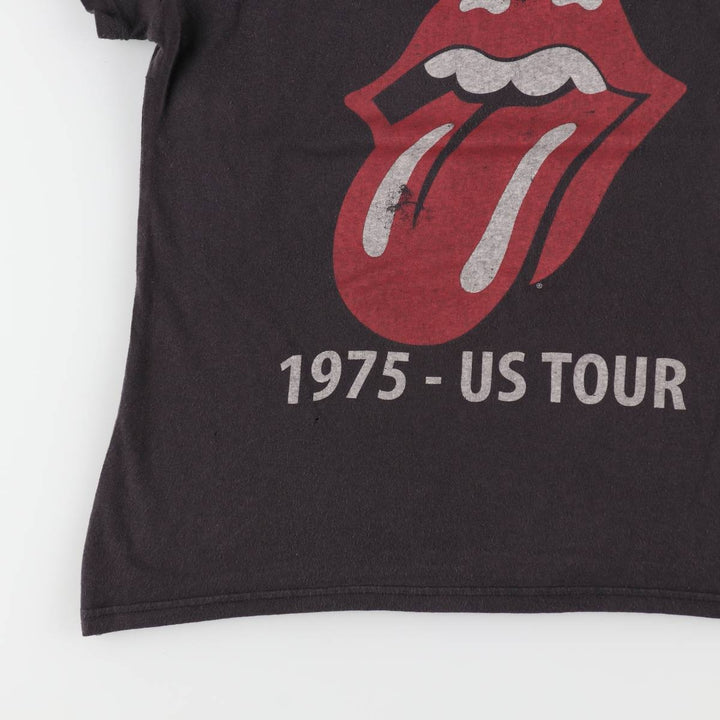 The Rolling Stones Band T-shirt, Men's M size cotton Charcoal Vintage Second Hand