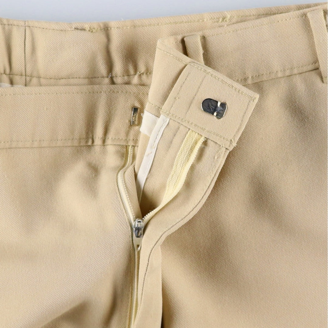 Vintage 1980'S Levi's Action Slacks, Men's Size 35 unclear Beige type Vintage Second Hand
