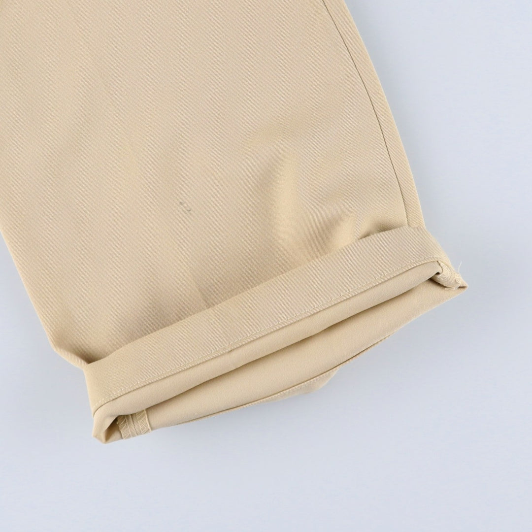 Vintage 1980'S Levi's Action Slacks, Men's Size 35 unclear Beige type Vintage Second Hand