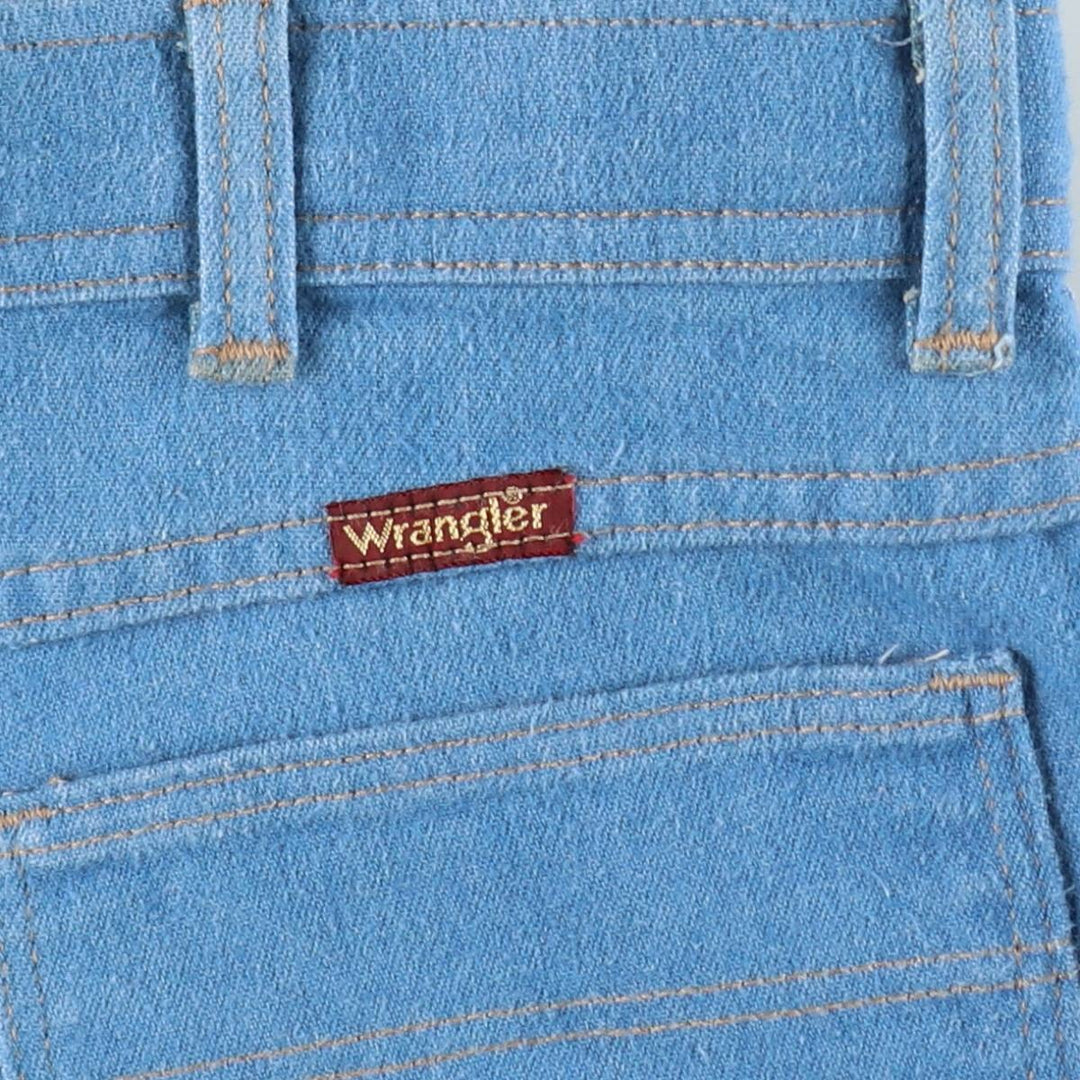 80s-90'S Wrangler Straight Denim Pants, Made in USA, Men's, W35, Vintage unclear blue type Vintage Second Hand